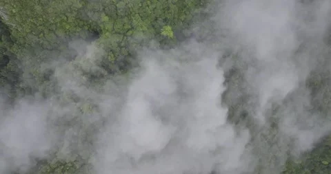 Aerial Video of Mount Baling druring Sunrise Stock Footage 229932977