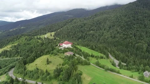 Aerial video of Mountains Stock Footage