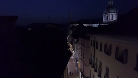Aerial video shooting with drone on Como Stock Footage 115879979