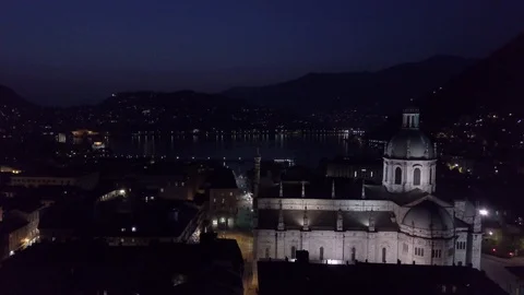Aerial video shooting with drone on Como Stock Footage 115880163