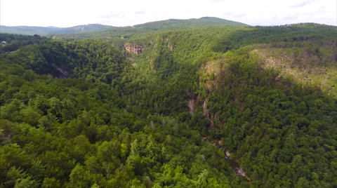 Aerial video Smokey Mountains Stock Footage