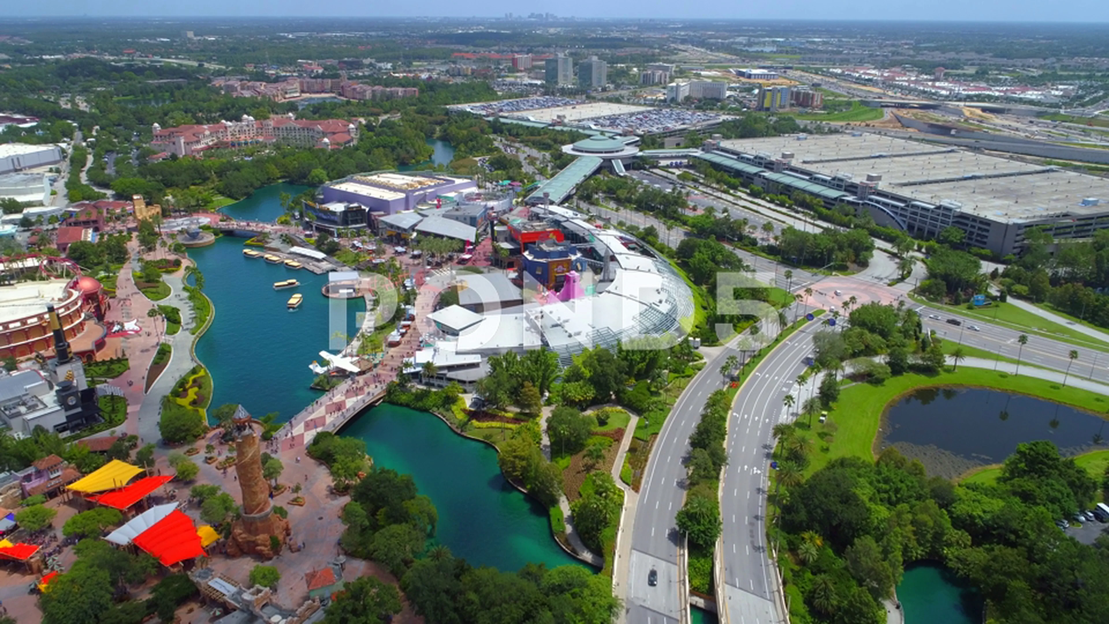 Universal CityWalk - greenscreen