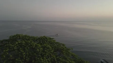 Aerial video view of one of the beaches in Bali, Indonesia Stock Footage 243746027