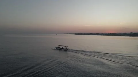 Aerial video view of one of the beaches in Bali, Indonesia Stock Footage 243764813