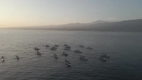 Aerial video view of one of the beaches in Bali, Indonesia Stock Footage 243780601