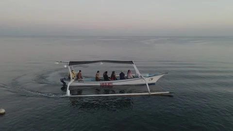 Aerial video view of one of the beaches in Bali, Indonesia Stock Footage 243780675