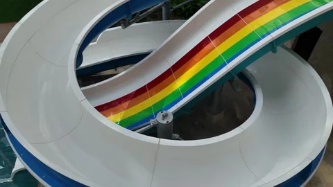 Aerial View 4K: Architectural Elegance - Elite Residences by Azure Waters Stock Footage 293513262