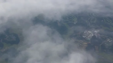 Aerial view above the clouds and sky inspiration concept in cinematic breat.. Stock-Footage 340305706