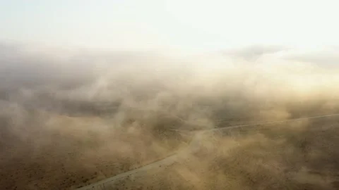 Aerial View Above The Clouds. Dramatic High Altitude Clouds Aerial Heaven Flight Stock Footage 139342588