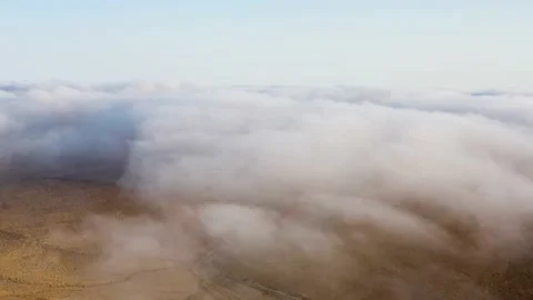 Aerial View Above The Clouds. Dramatic High Altitude Clouds Aerial Heaven Flight Stock Footage 139342631