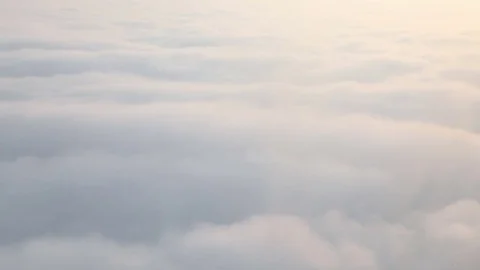 Aerial view above the clouds Video stock 84854693
