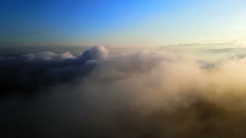 Aerial View Above The Clouds Stock-Footage 168970013