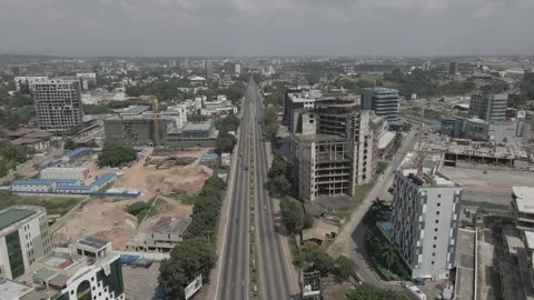 Aerial View of Accra Stock Footage 269541762