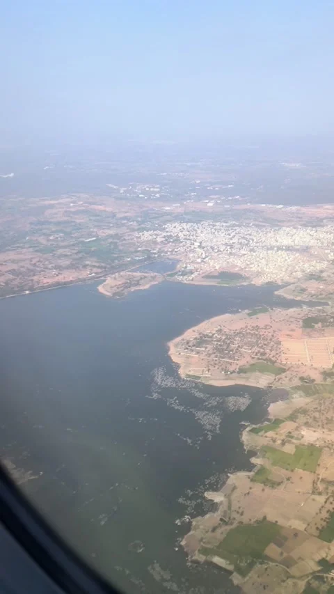 Aerial View from Airplane Stock Footage 316744748