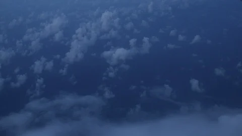 Aerial view from the airplane window. Stock Footage 106760272