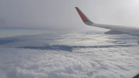 Aerial View From Airplane Window Stock-Footage 189871790