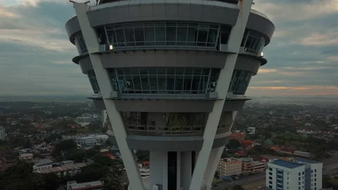 Aerial view of Alor Setar tower or locally known as menara Alor Setar Stock Footage 155652628