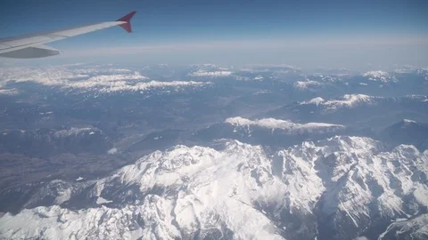 Aerial view of Alps Stock Footage 88301909