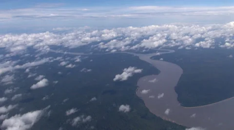 Amazon River Aerial Stock Video Footage | Royalty Free Amazon River ...