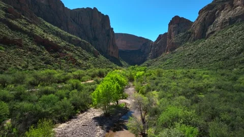 Aerial view of Apache Trail, United States. Stock-Footage 320165529