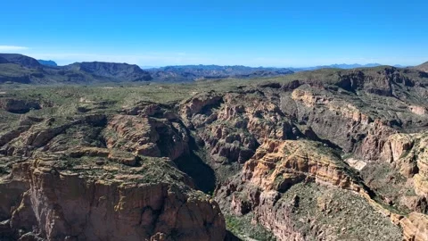 Aerial view of Apache Trail, United States. Stock-Footage 320165621