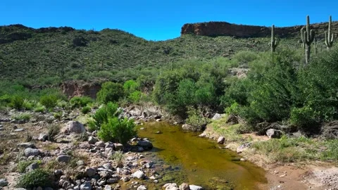 Aerial view of Apache Trail, United States. Stock-Footage 320165659