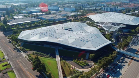 Aerial View Of The Architectural Stock Video Pond5
