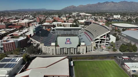 Aerial View Of Arizona Stadium From Ariz... | Stock Video | Pond5