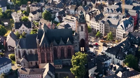 Aerial view around the city Wetzlar , Germany Stockbeeldmateriaal 341323341