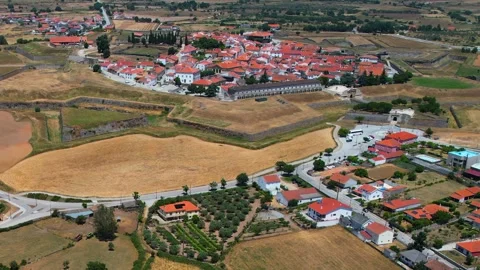 Aerial view around the old town of the city Almeida 動画素材 341774367