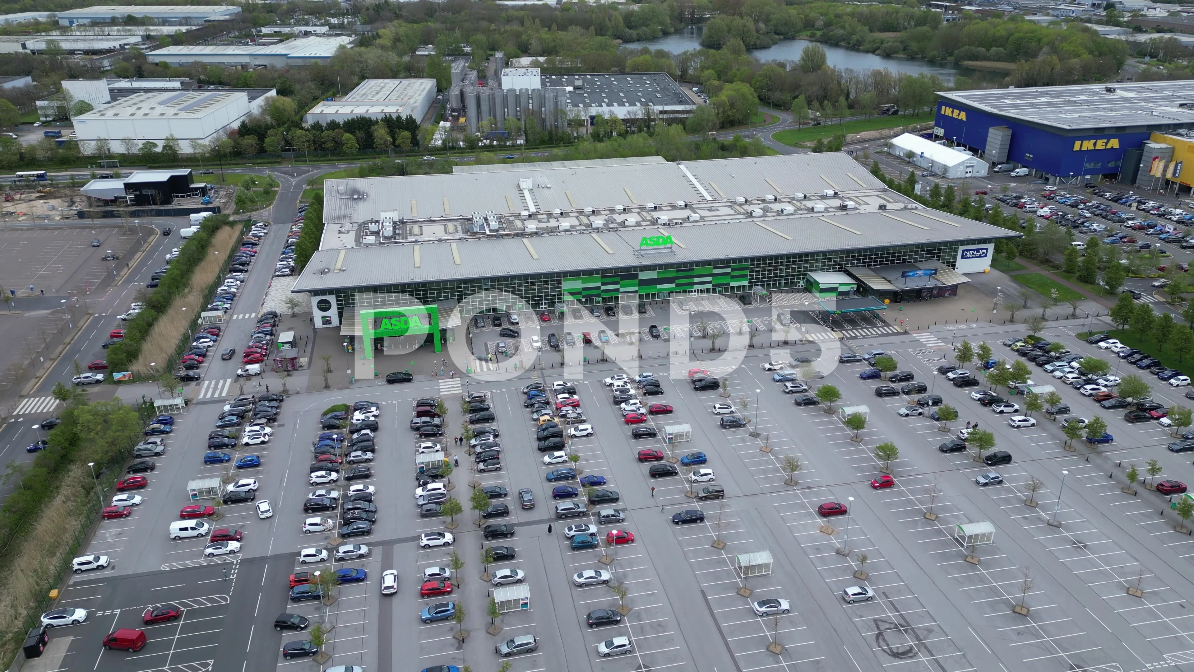 asda vape shop milton keynes Aerial view of ASDA Milton Keynes Supercentre, Milton Keynes, UK