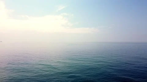 Aerial View of the Atlantic Ocean Stock Footage 237637136