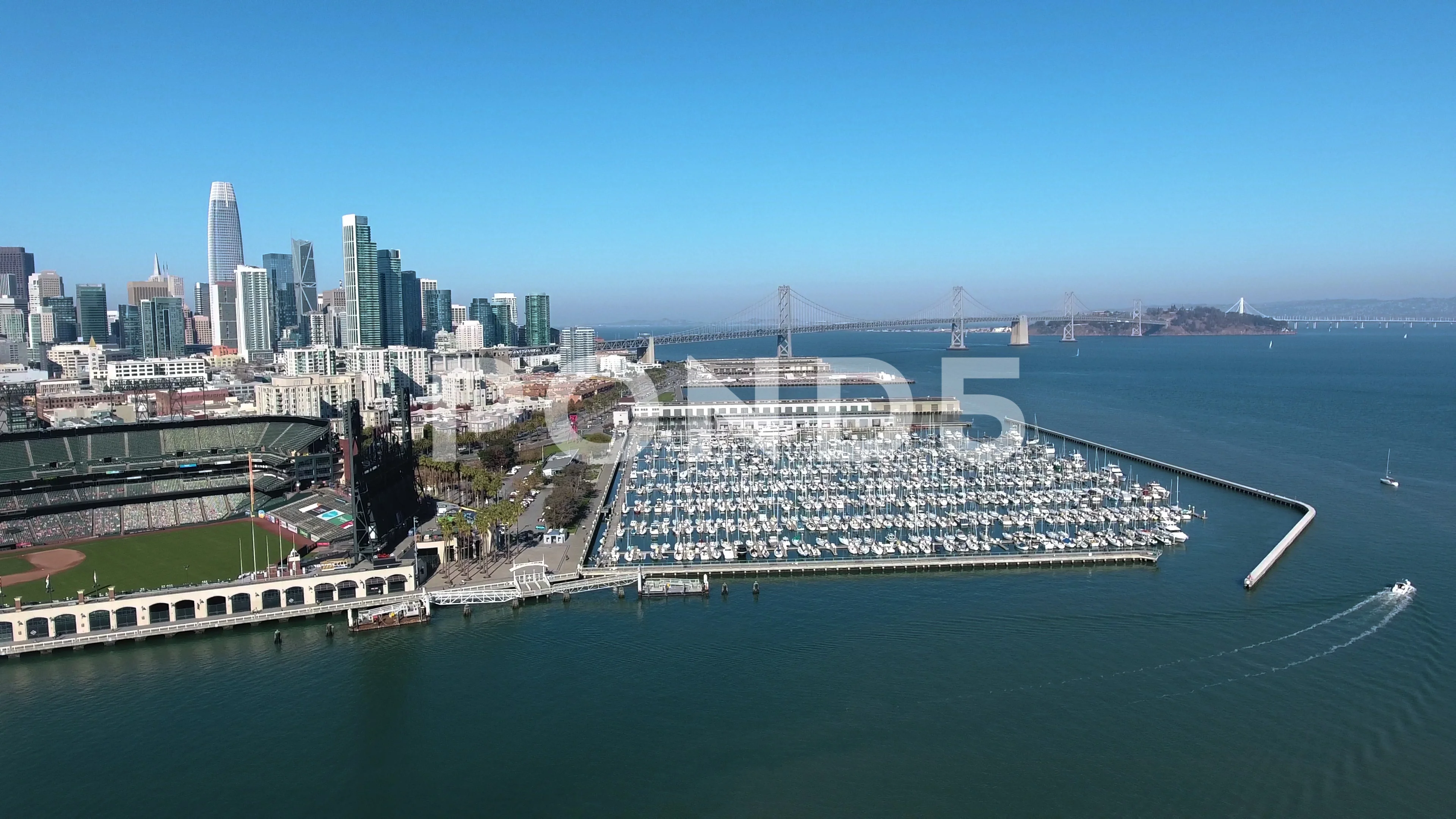 View of the Bay From AT&T Park 