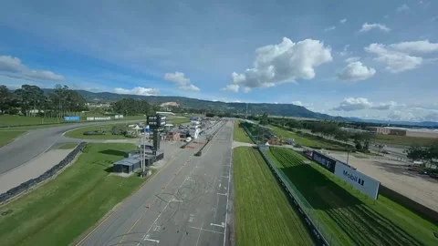 AERIAL VIEW AUTODROME Video stock 233756728