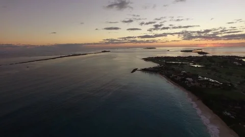 Aerial View of Bahamas Stock Footage 73458542