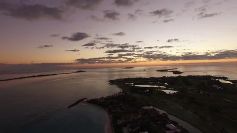 Aerial View of Bahamas Stock Footage 73461797