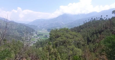 Aerial view Balakot Stock Footage 78847489