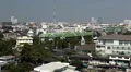 Aerial View of Bangkok, Thailand, Bird Eye View from Wat Saket, Poor Houses, Old HD Footage