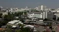 Aerial View of Bangkok, Thailand, Bird Eye View from Wat Saket, Poor Houses, Old HD Footage