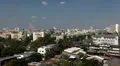 Aerial View of Bangkok, Thailand, Bird Eye View from Wat Saket, Poor Houses, Old HD Footage