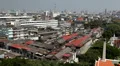 Aerial View of Bangkok, Thailand, Bird Eye View from Wat Saket, Poor Houses, Old HD Footage