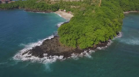 Aerial view of the bay Stock Footage 63226179