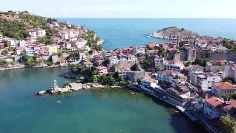 Aerial view of the bay Vídeos de archivo 171484938