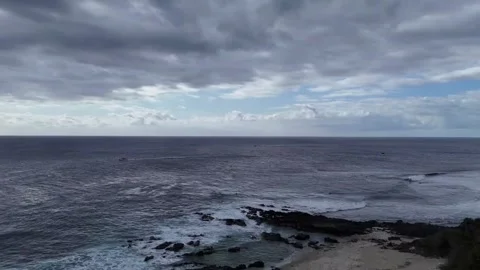 Aerial view of a beach called" La Pointe des Aigrettes" Stock Footage 316062119