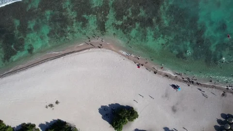 Aerial view of beach in DR Stock Footage 255097918