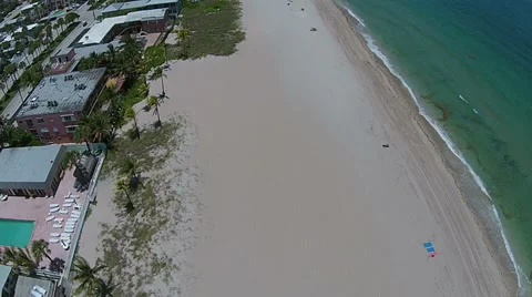 Aerial view of beach Stock Footage 38623184