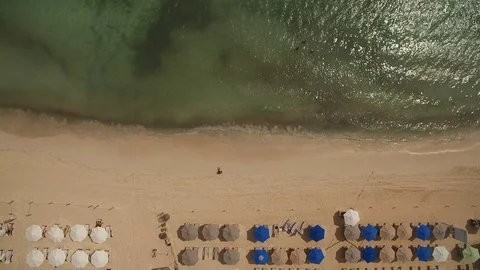 Aerial view of beach Stock Footage 69862408