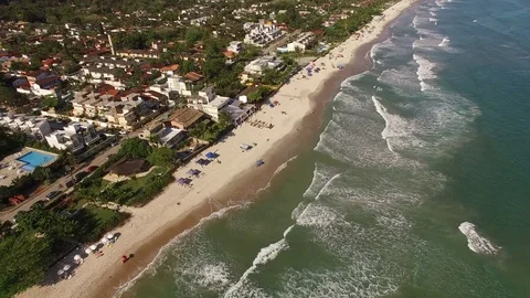 Aerial View of a Beach Stock Footage 73123610