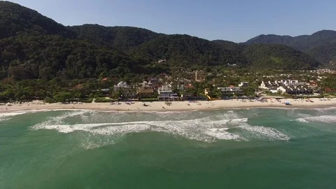 Aerial View of a Beach Stock Footage 73123758