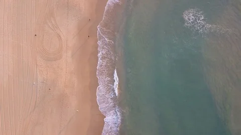 Aerial view of Beach Stock Footage 81459374